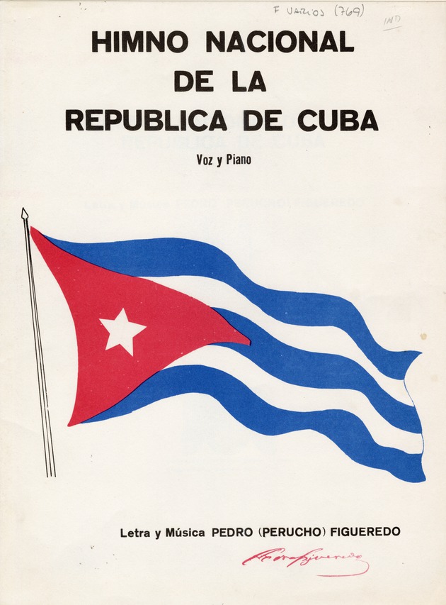 Himno Nacional de la Republica de Cuba - Front Cover